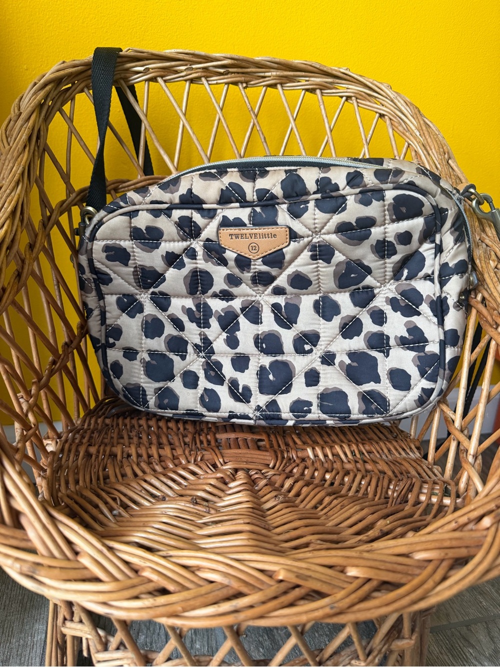 Twelve little diaper clutch bag mom purse cheetah